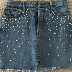 GRLFRND Denim Skirt
